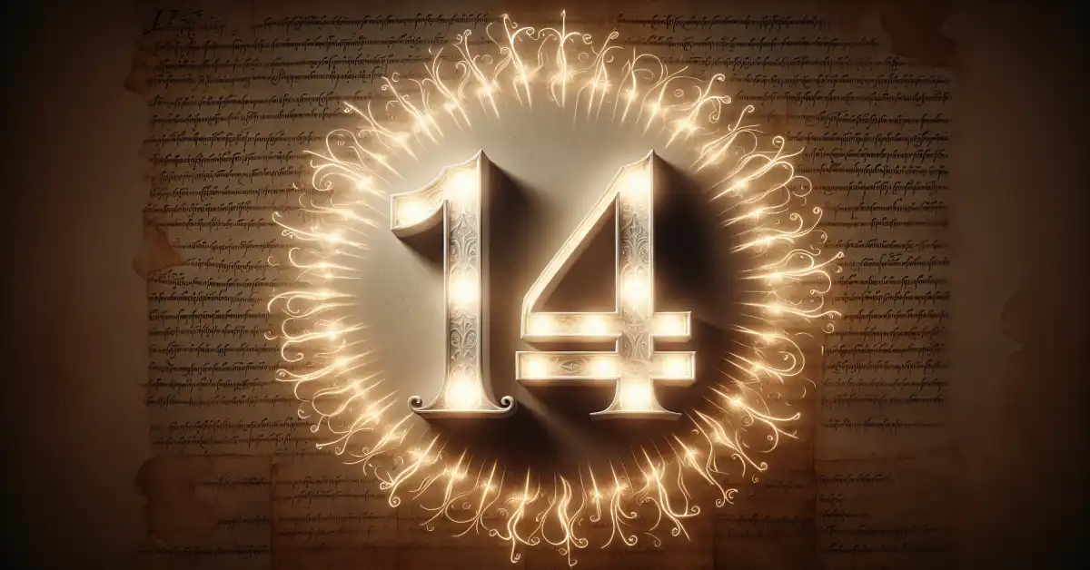 number 14 meaning in the Bible