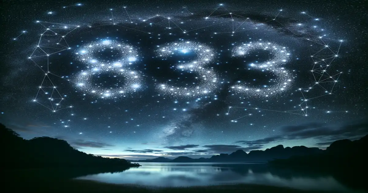 8383 angel number meaning related