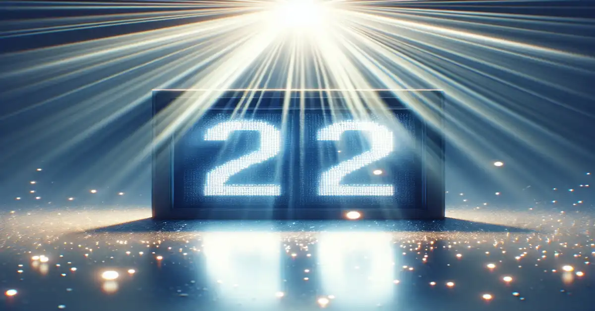 22 angel number meaning love related