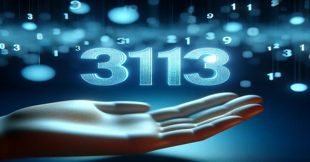 3113 angel number meaning examples