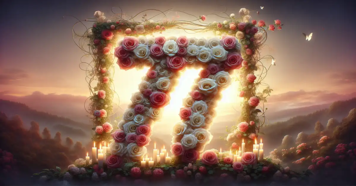77 angel number meaning love