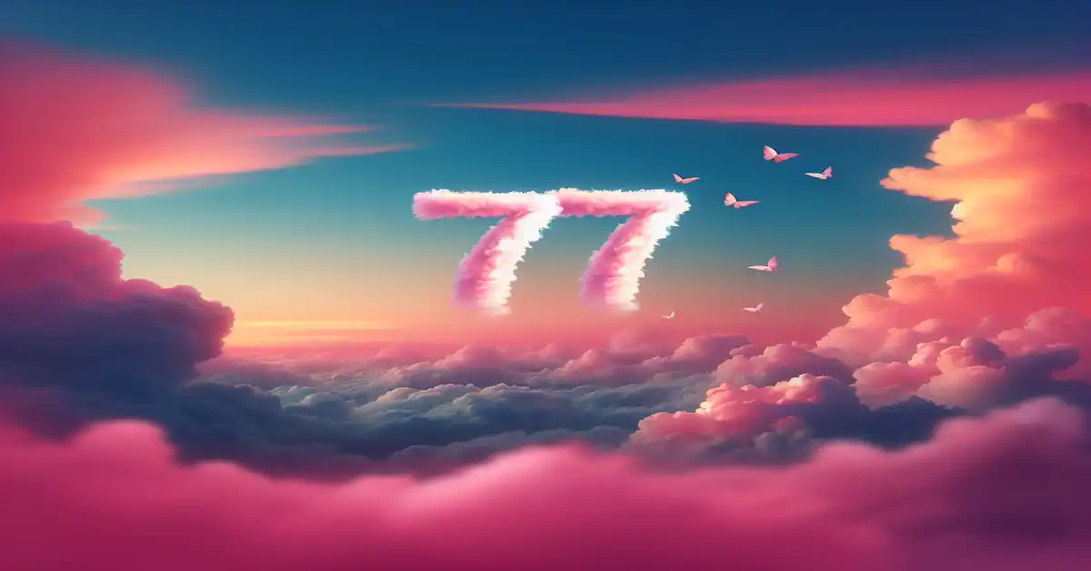 77 angel number meaning love