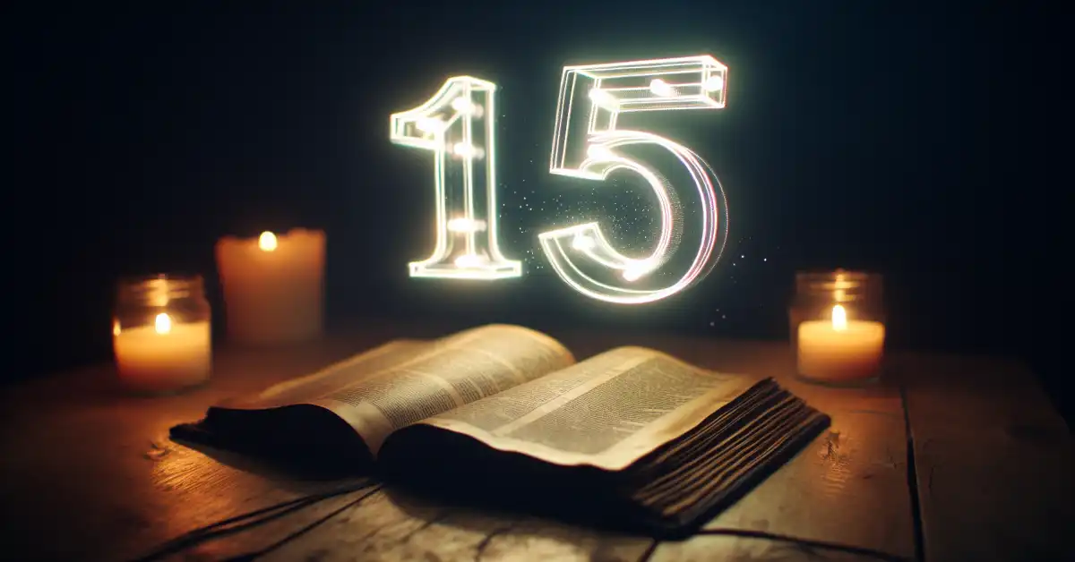 number 15 meaning in the Bible