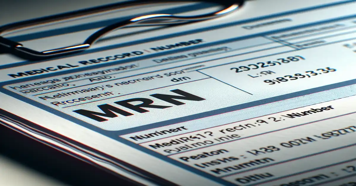 mrn number meaning examples
