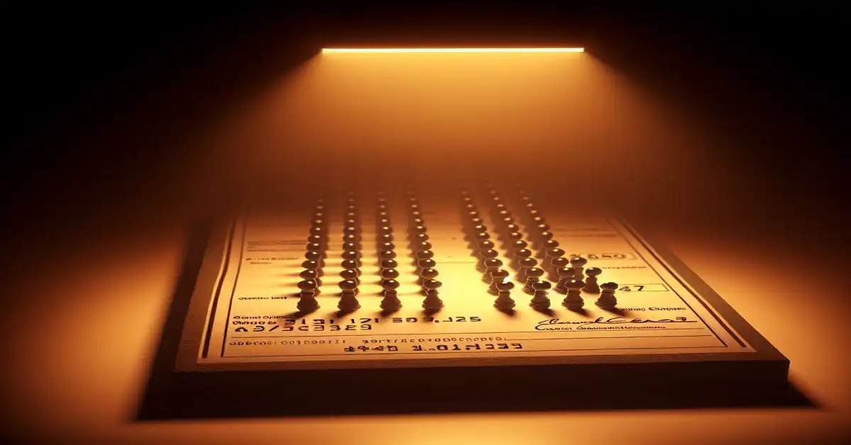 starting check number meaning