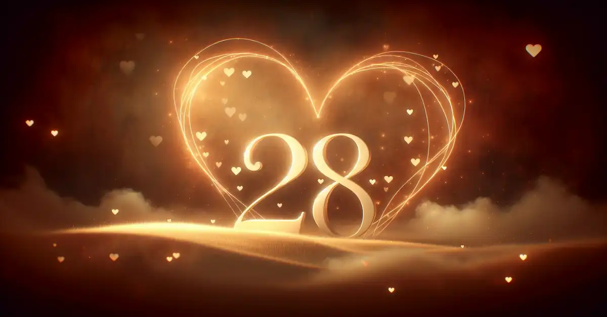 number 28 meaning in love