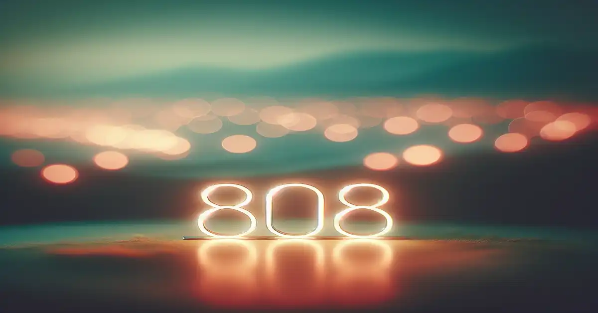 808 number meaning