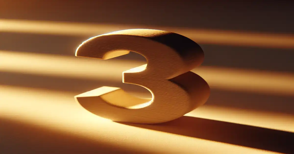 number three meaning related