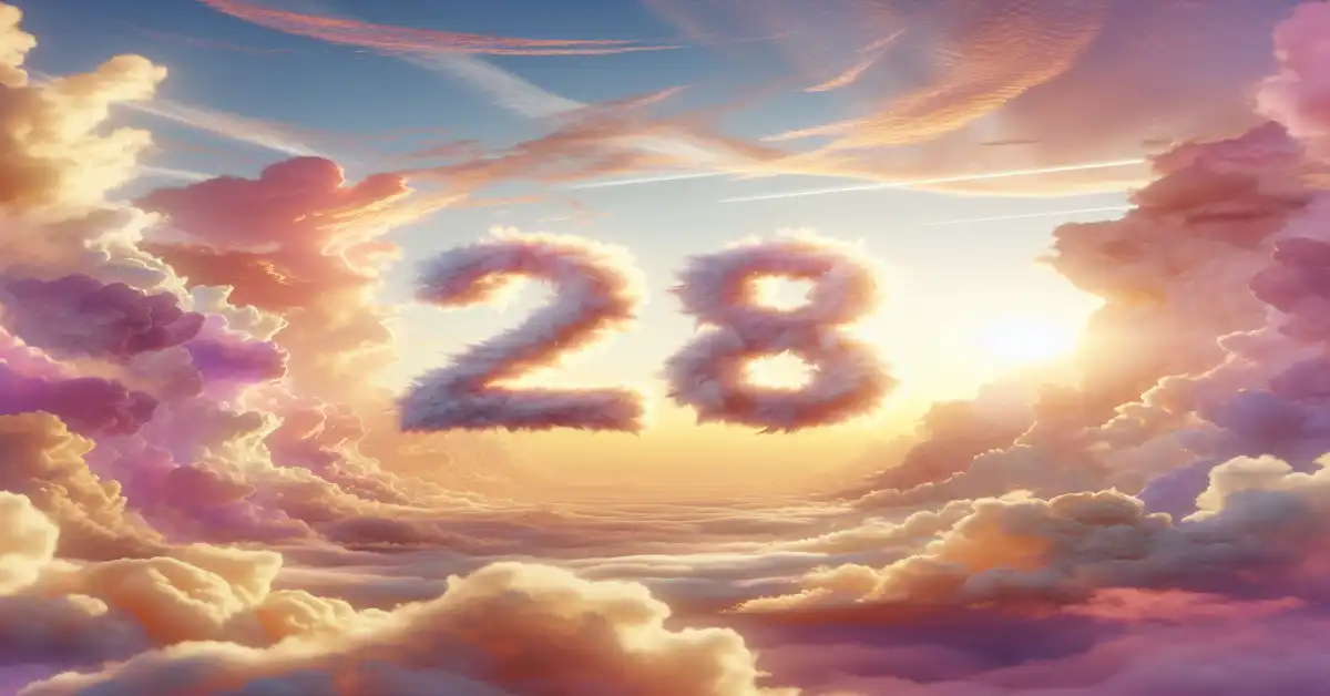 28 angel number meaning related