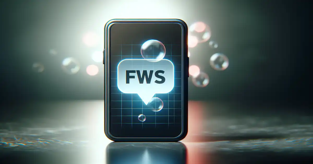 what does FWS mean in text