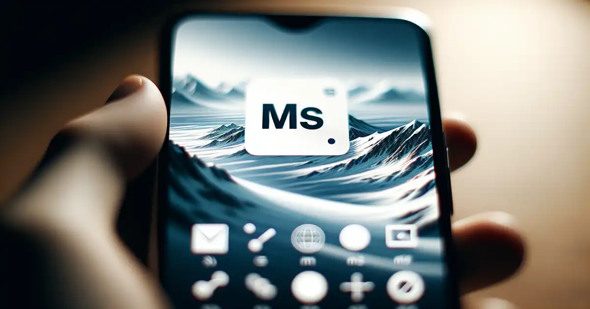 what does ms mean in text