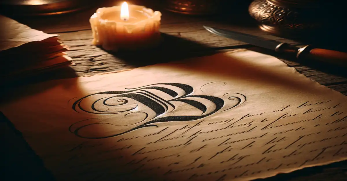 what does b mean in text examples