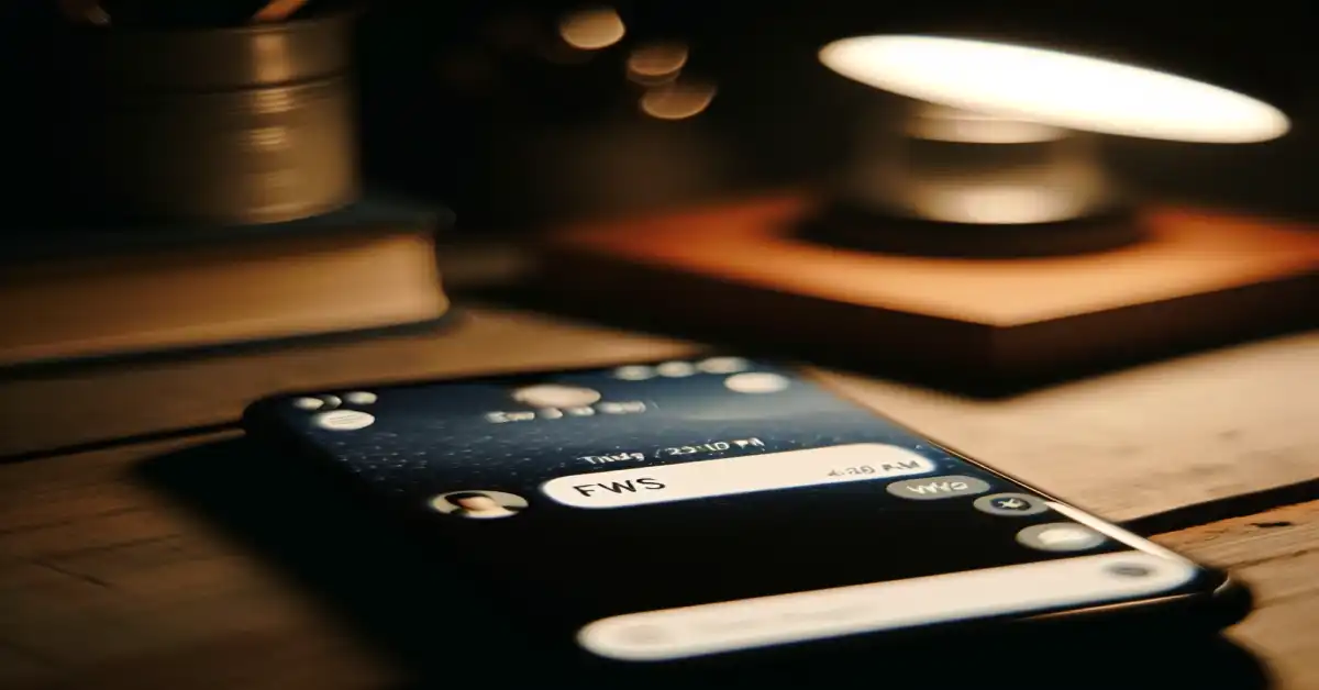 what does fws mean in text examples