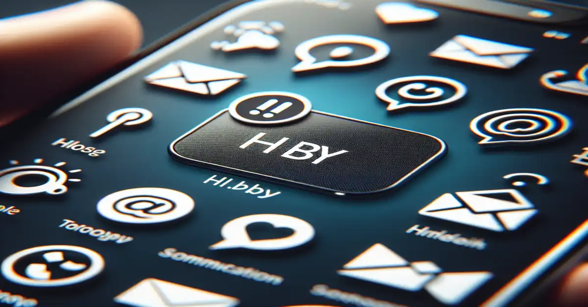 what does hby mean in text related